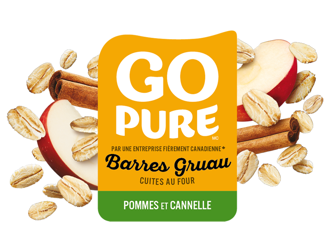 Barres gruau - Pommes et cannelle