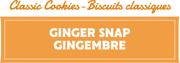 Biscuits classiques - Gingembre